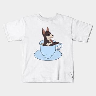 Funny Dog Lover Teacup Chihuahua Kids T-Shirt